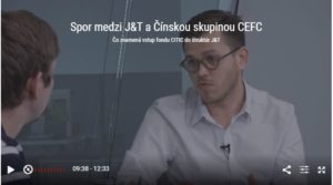Nový čínsky partner J&T koná hlavne v štátnom záujme Číny